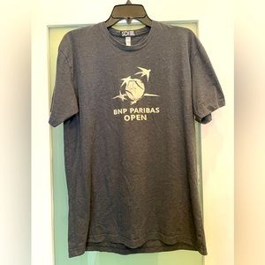 BNP Paribas Open Tennis Tournament souvenir T-Shirt. Size Large.